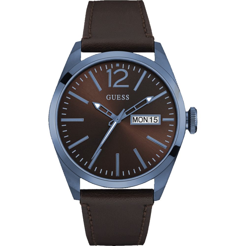 Guess Brown Leather Watch - Timeless Elegance Redefined