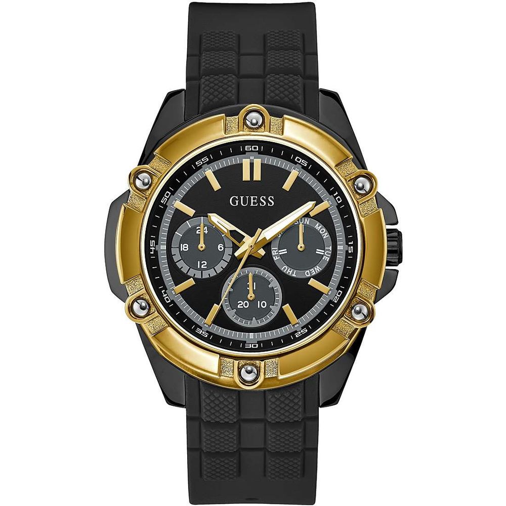 Guess Black Rubber Watch for Timeless Elegance and Style