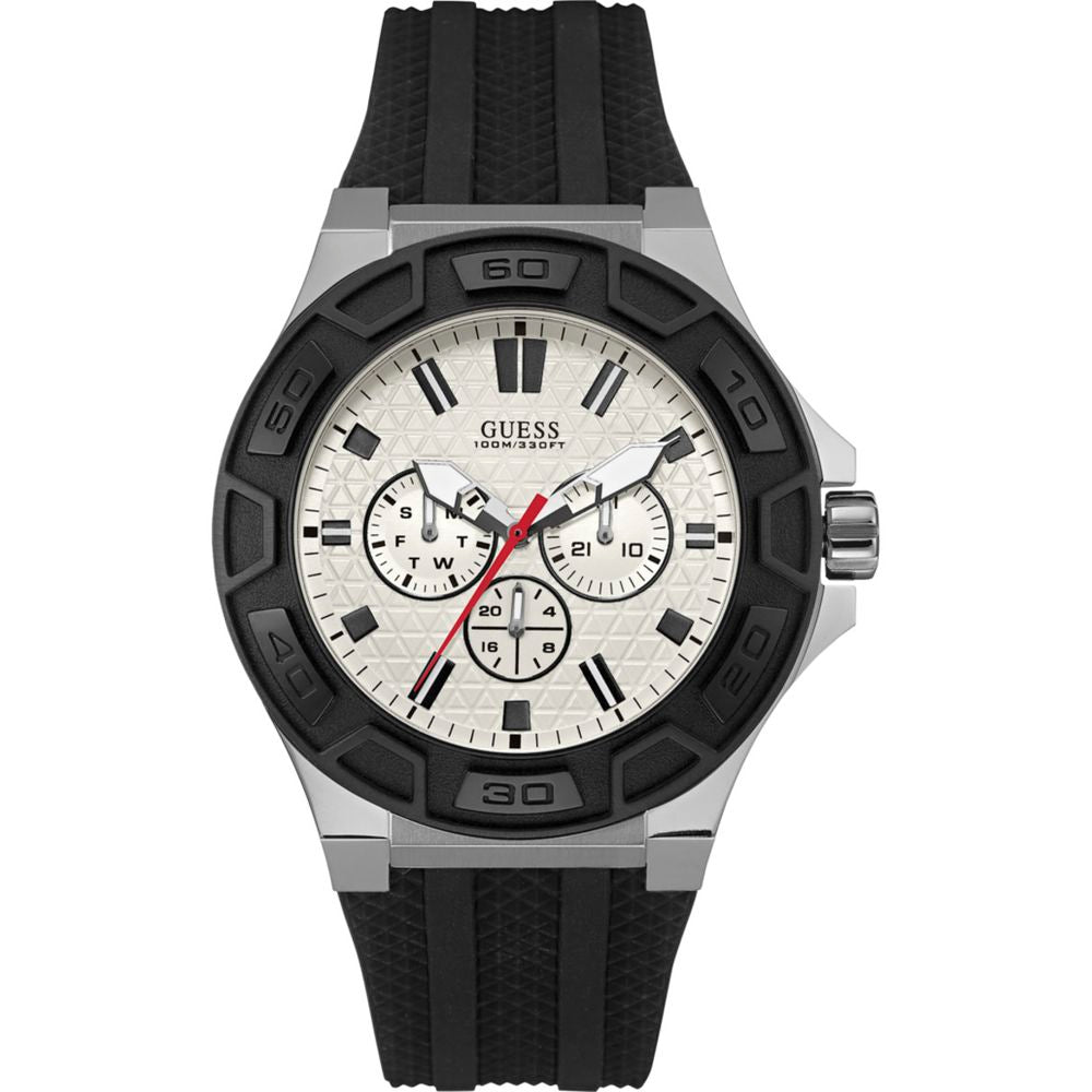 Guess Black Rubber Watch for Timeless Elegance and Style