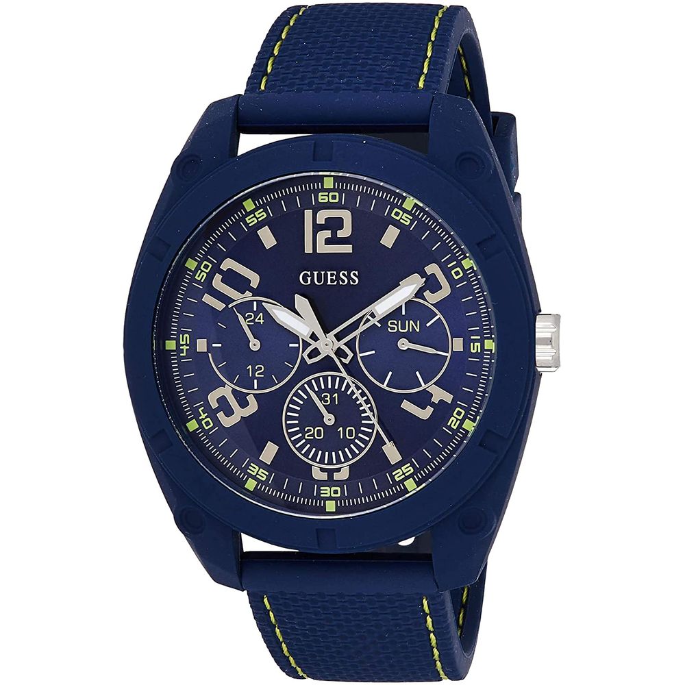 Guess Blue Rubber Watch - Timeless Elegance Redefined