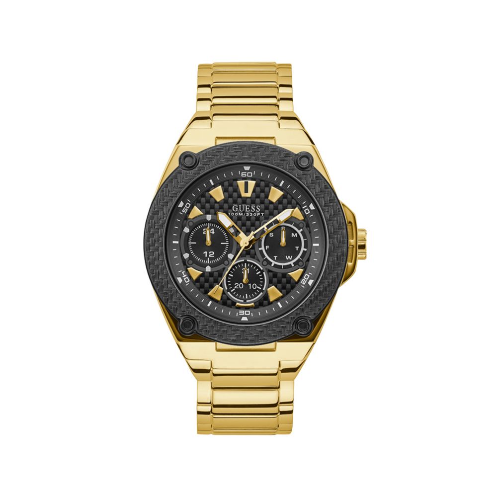 Guess Gold Stainless Steel Watch - Timeless Luxury Timepiece
