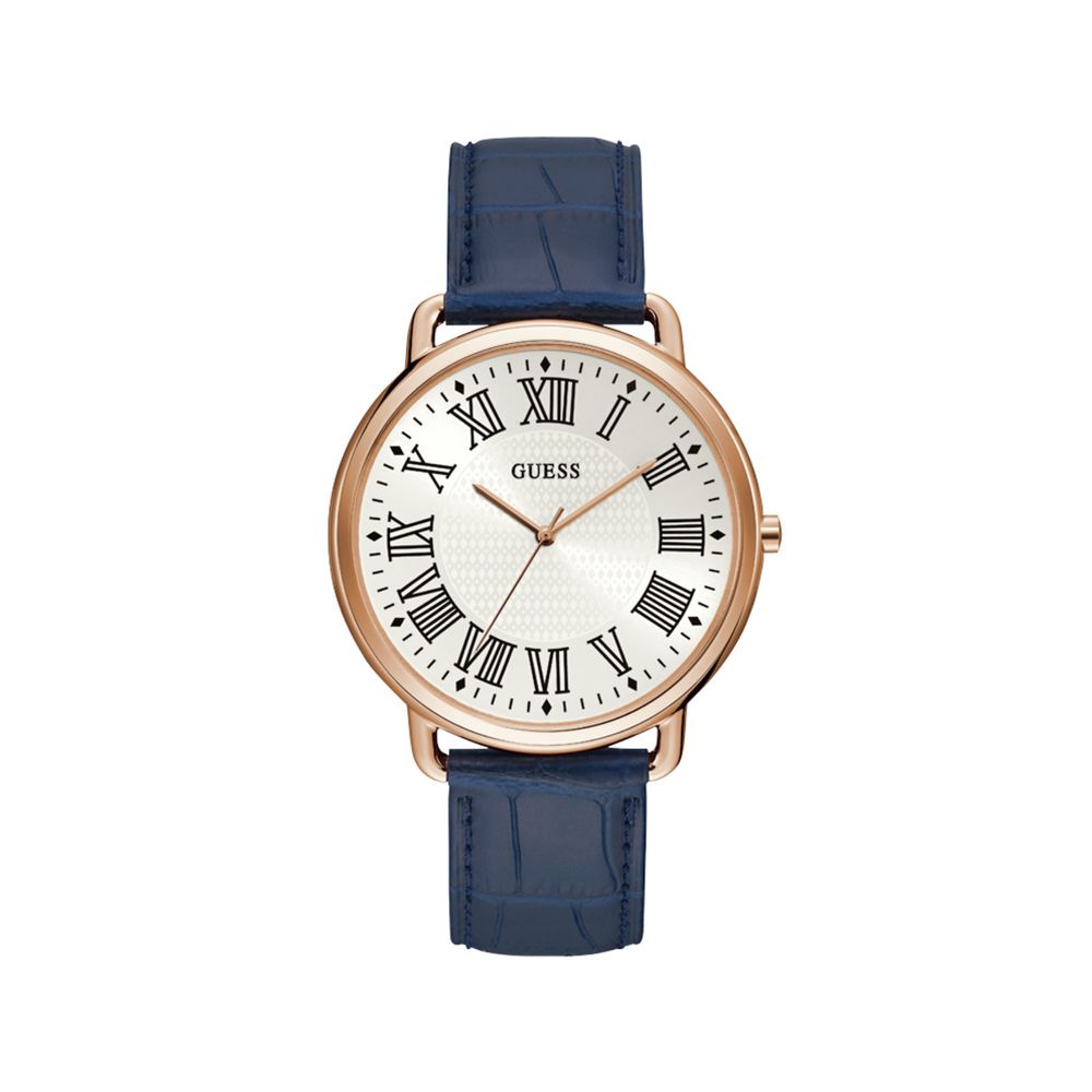 Guess Blue Leather Watch - Timeless Elegance Redefined