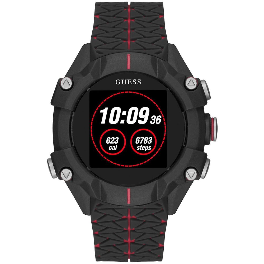 Guess Black Resin Watch - Timeless Elegance Redefined