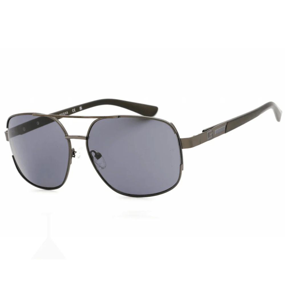 Guess Black Metal Sunglasses with Sleek Grey Lenses