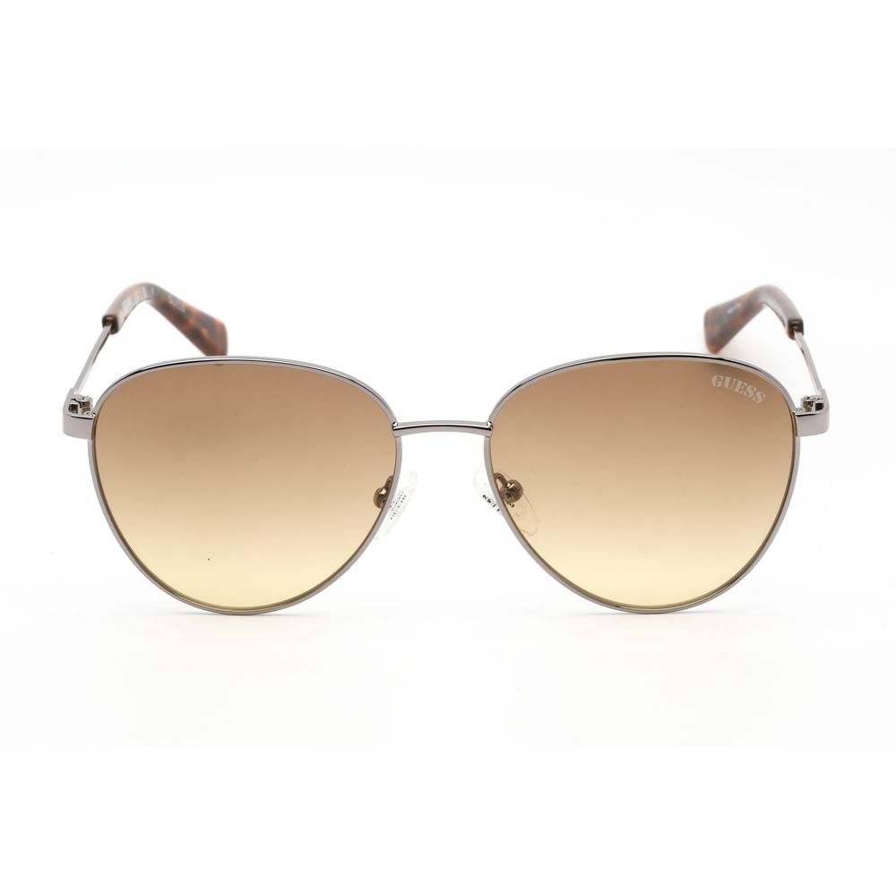 Guess Gray Metal Sunglasses for Elevated Style and Sophistication
