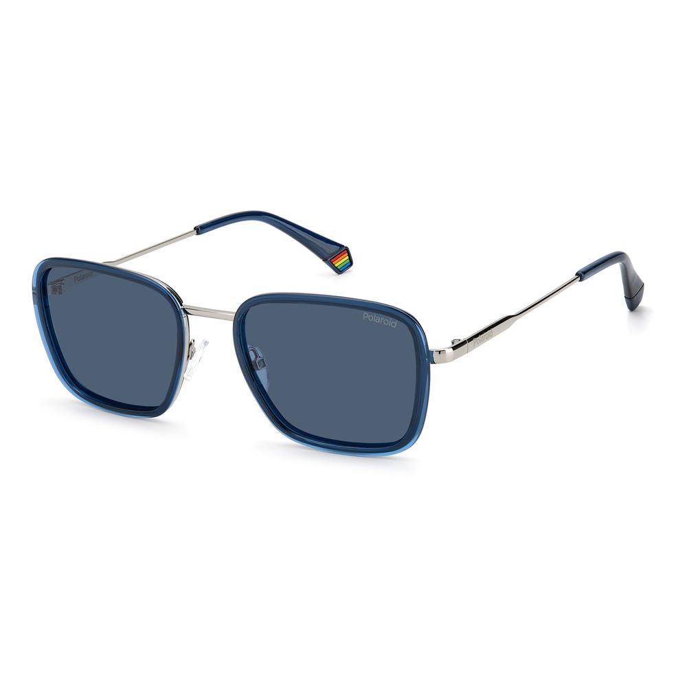 Polaroid Blue Acetate Sunglasses for Elevated Style