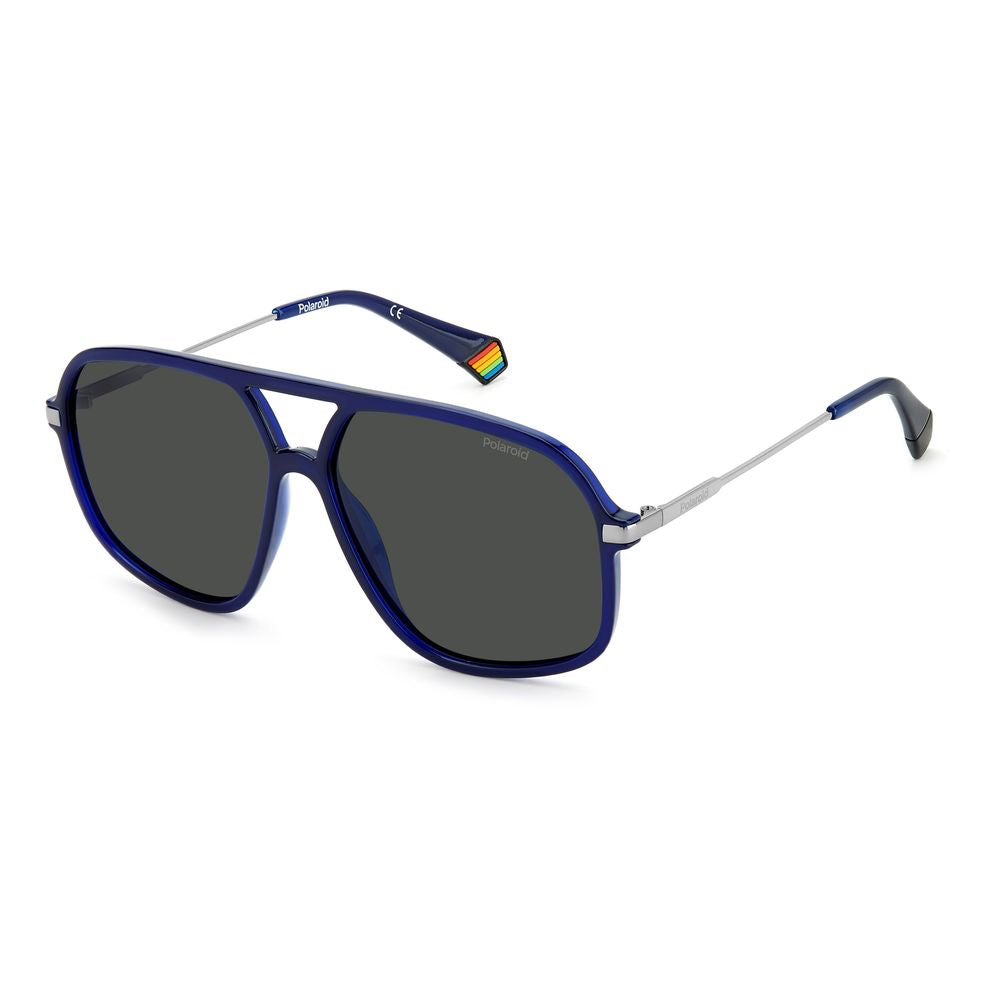 Polaroid Blue Acetate Sunglasses for Effortless Elegance