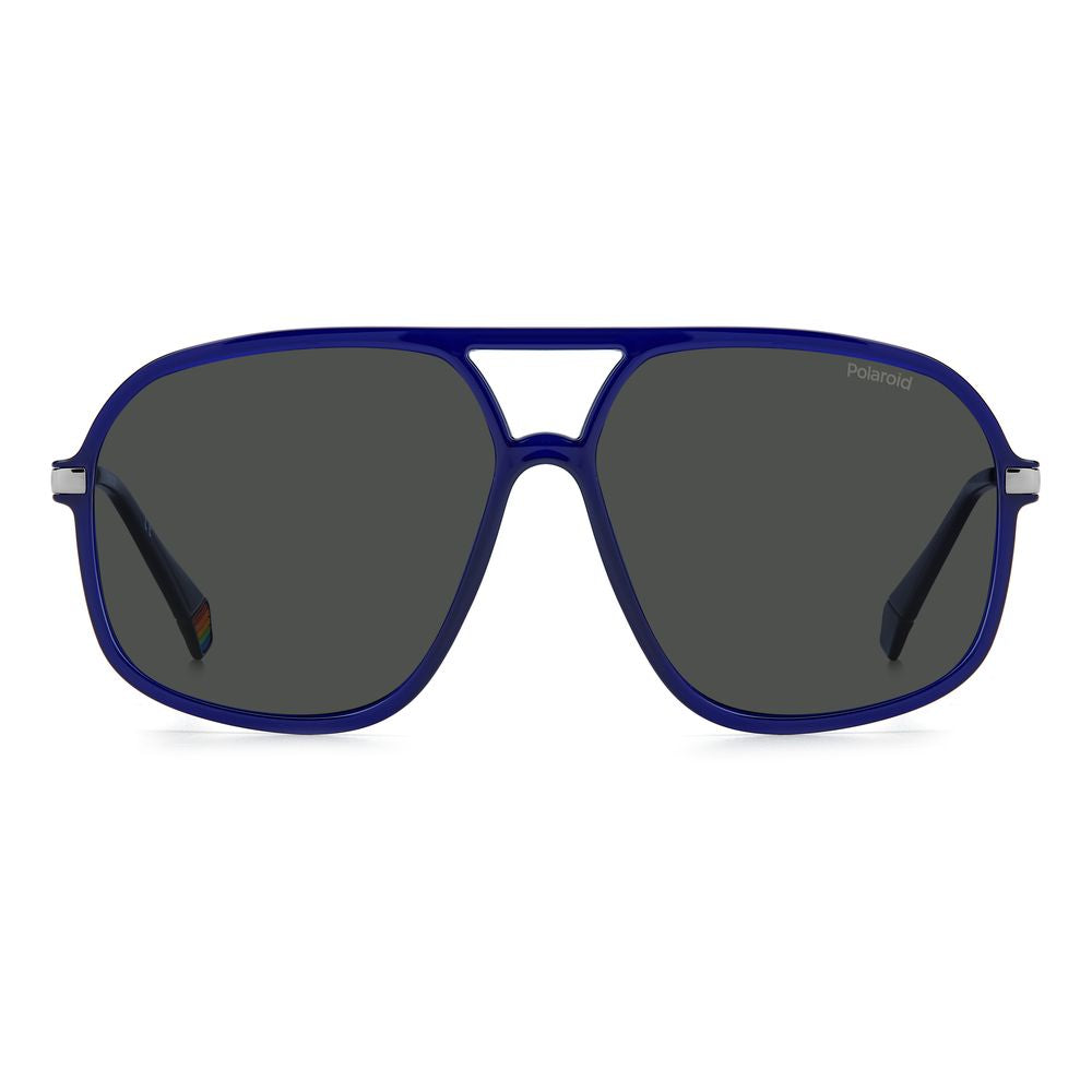 Polaroid Blue Acetate Sunglasses for Effortless Elegance
