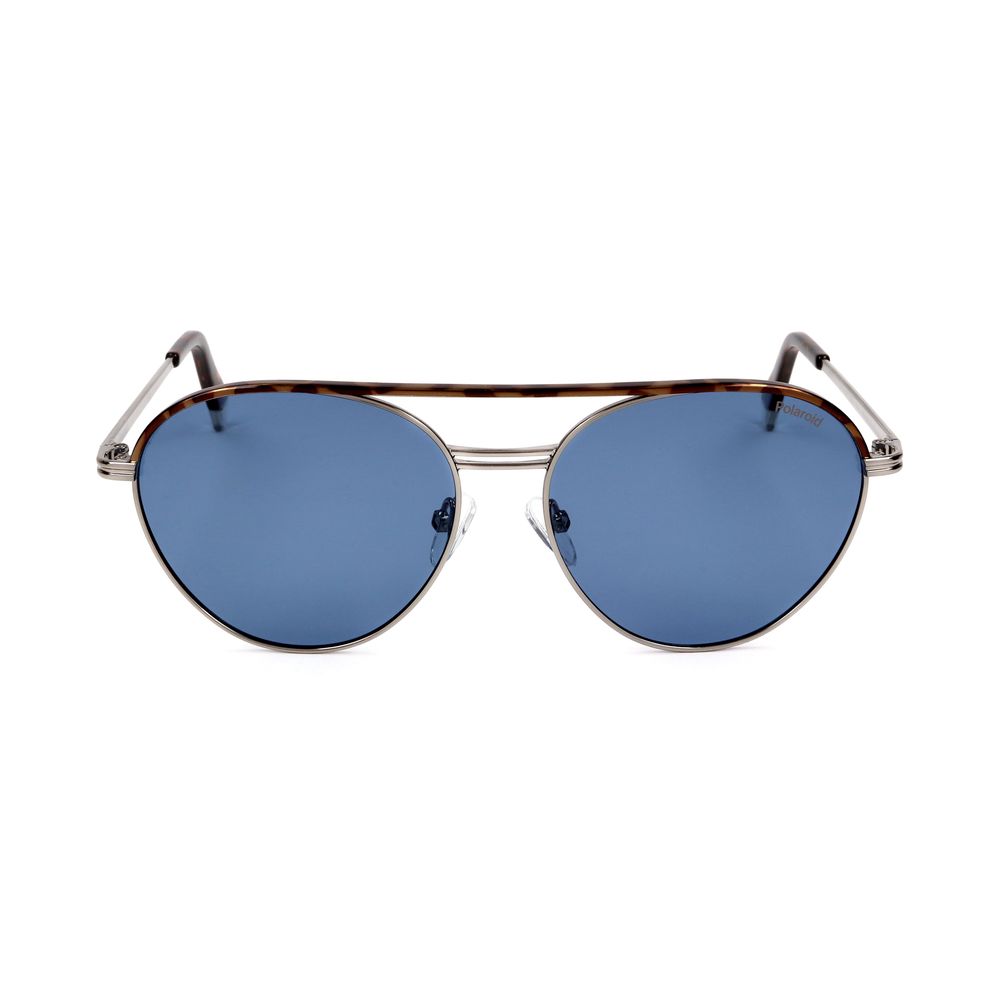 Polaroid Silver Metal Sunglasses for Elevated Style