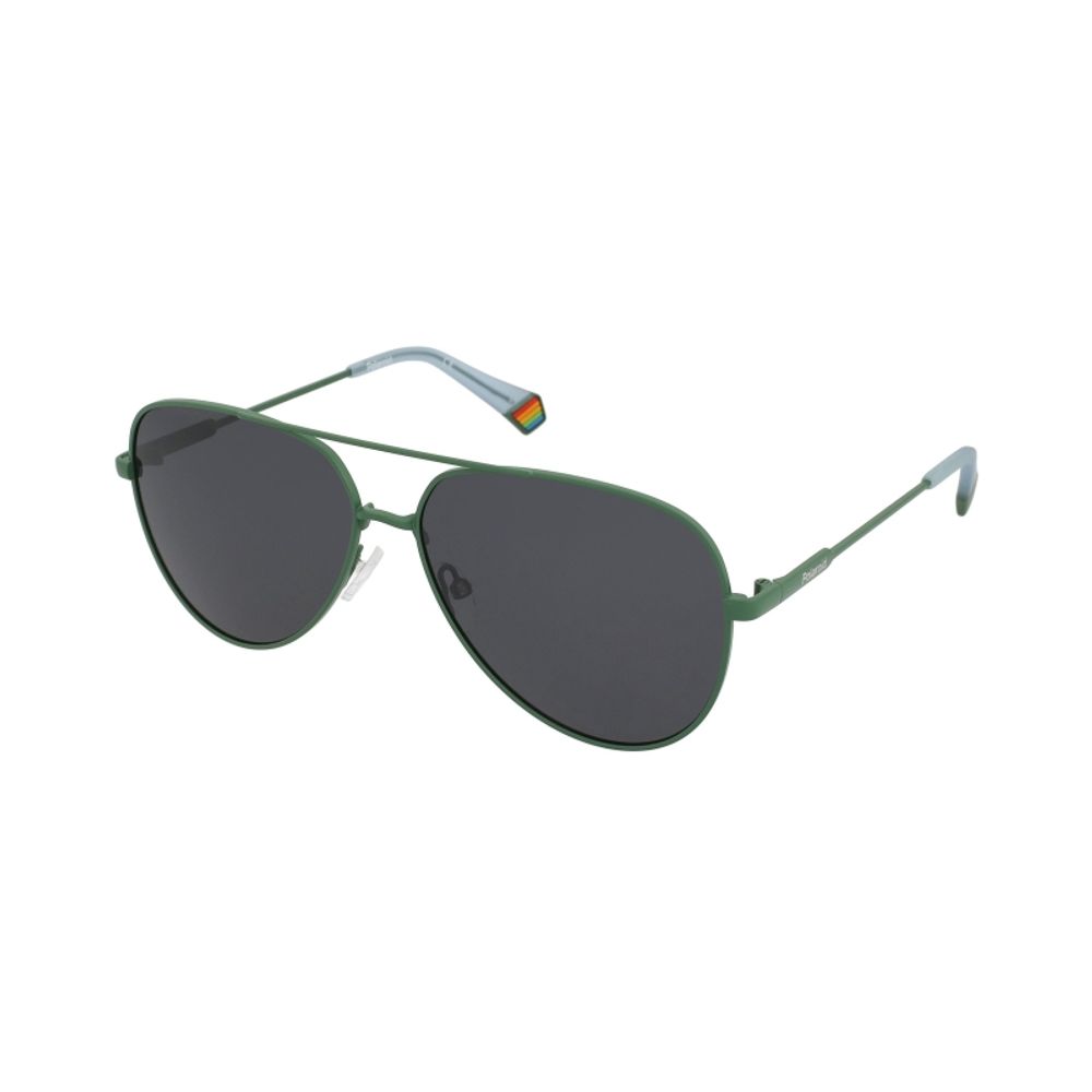 Polaroid Green Metal Sunglasses for Elevated Style