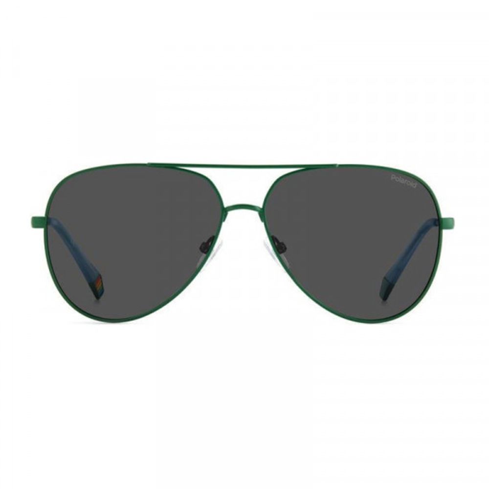 Polaroid Green Metal Sunglasses for Elevated Style