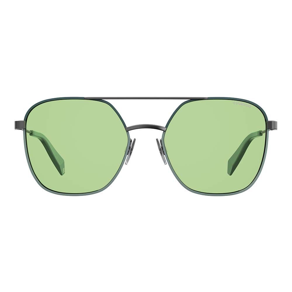 Polaroid Green Metal Sunglasses for Timeless Elegance