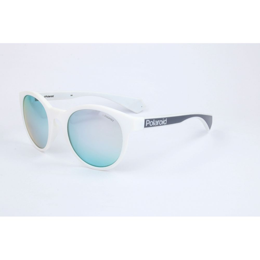 Polaroid White Rubber Sunglasses for Effortless Elegance