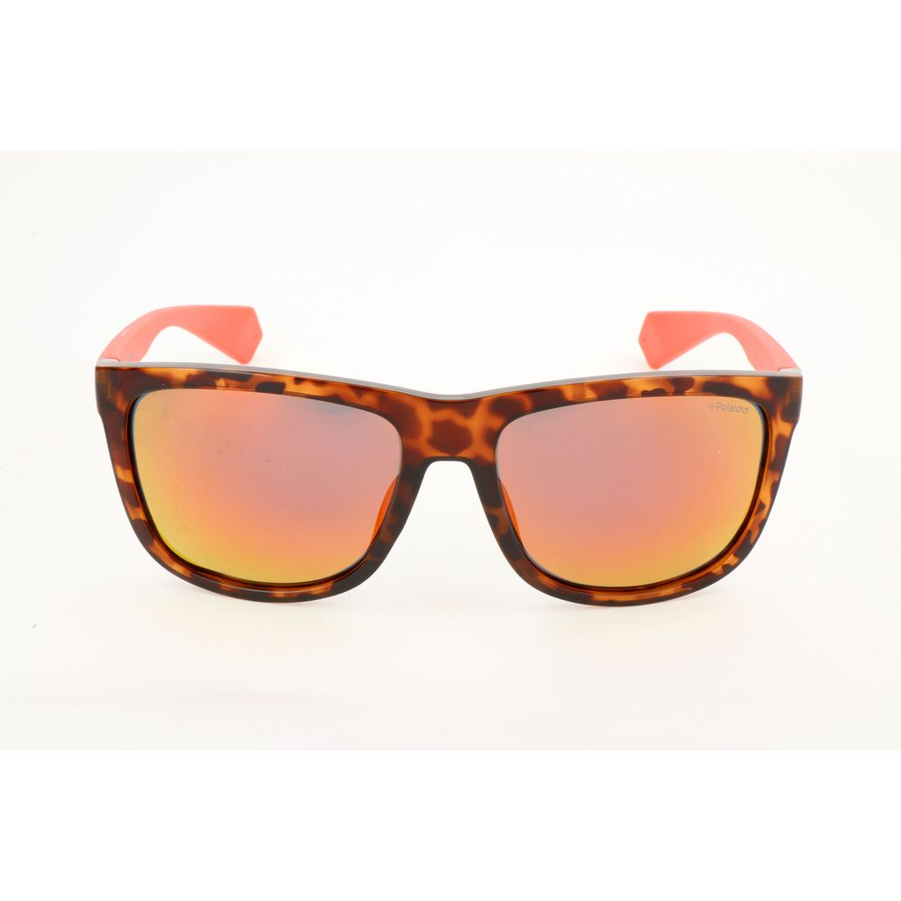 Polaroid Havana Bicolor Rubber Sunglasses for Elevated Style