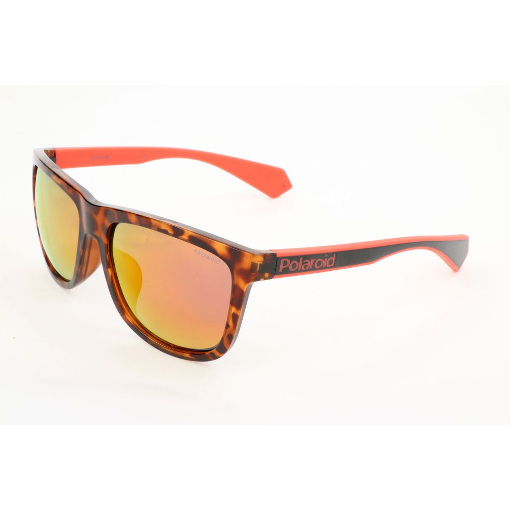 Polaroid Havana Bicolor Rubber Sunglasses for Elevated Style