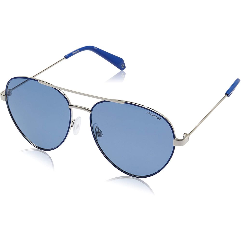 Polaroid Blue Metal Sunglasses for Timeless Elegance