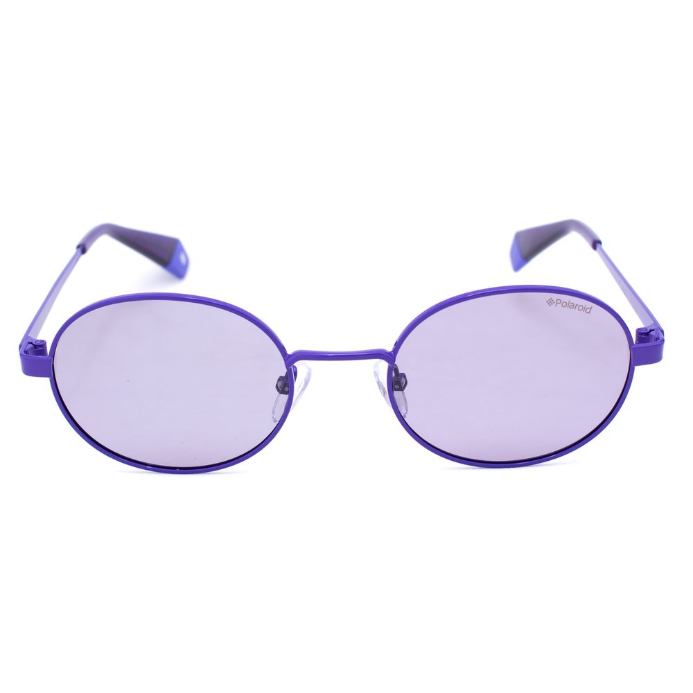 Polaroid Purple Metal Sunglasses with Timeless Elegance