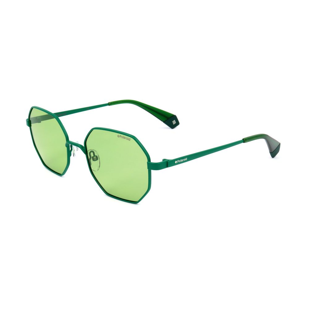 Polaroid Green Metal Sunglasses for Elevated Style