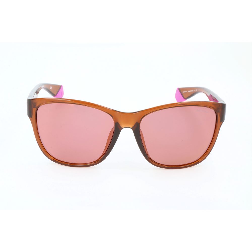 Polaroid Brown Polycarbonate Sunglasses for Timeless Elegance