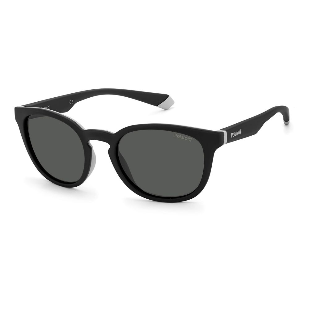 Polaroid Black Rubber Sunglasses for Effortless Elegance