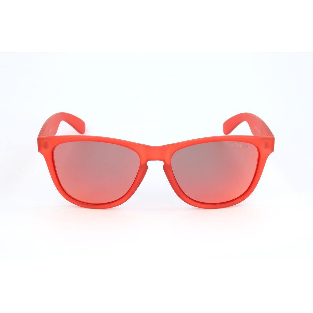Polaroid Red Acetate Sunglasses for Bold Summer Style