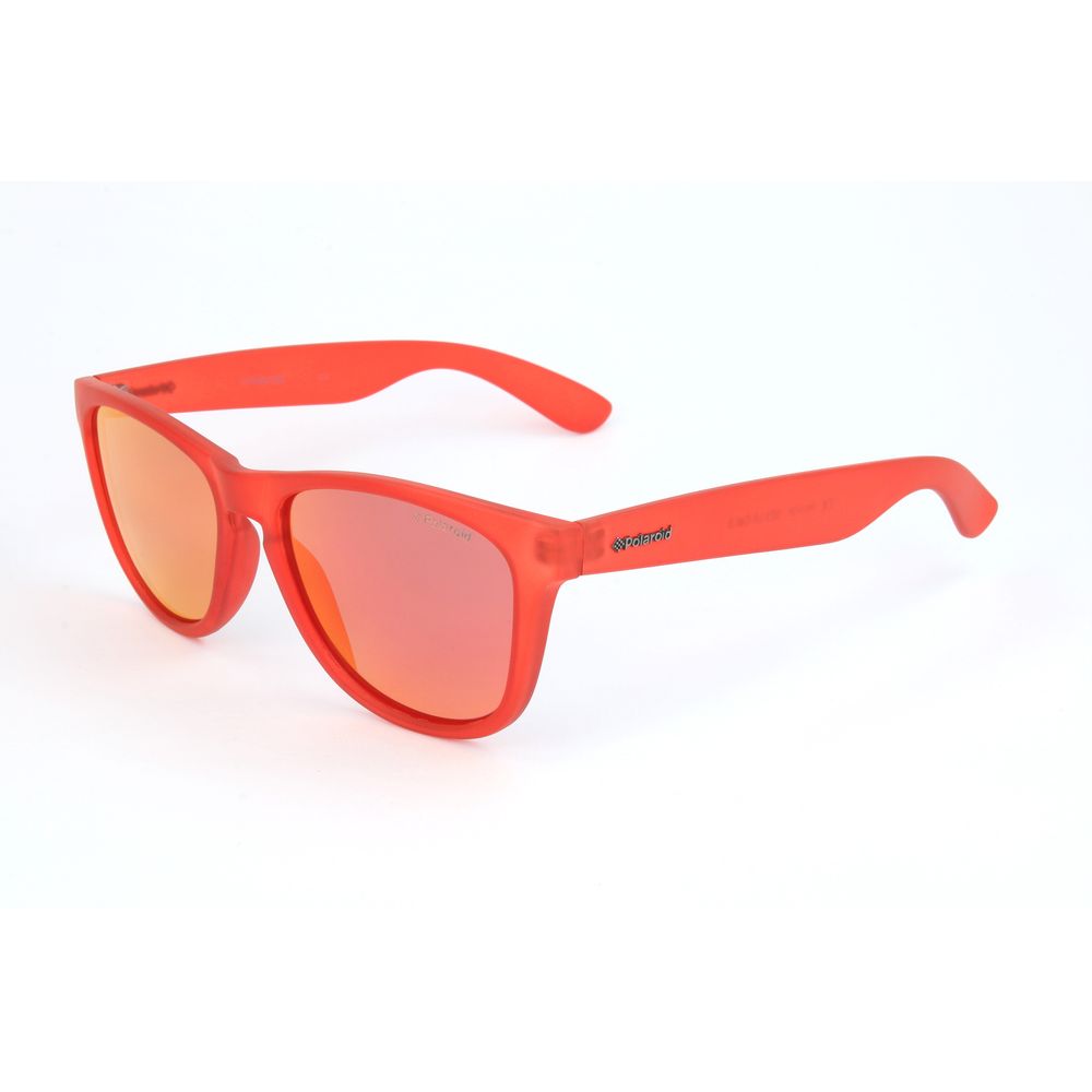 Polaroid Red Acetate Sunglasses for Bold Summer Style