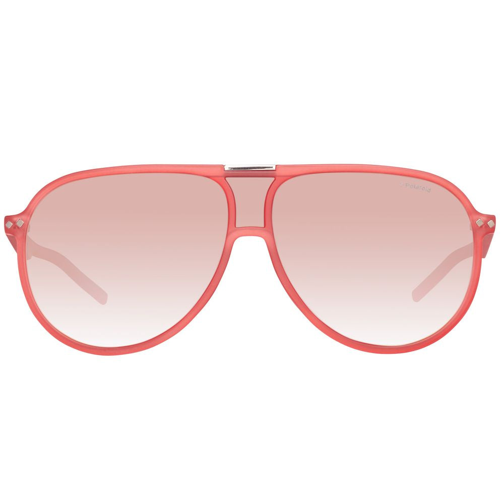 Polaroid Red Acetate Sunglasses for Effortless Elegance