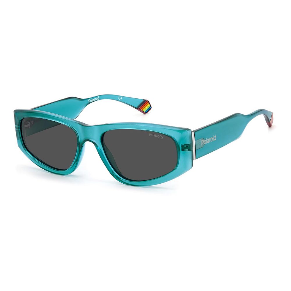 Polaroid Green Acetate Sunglasses for Effortless Elegance