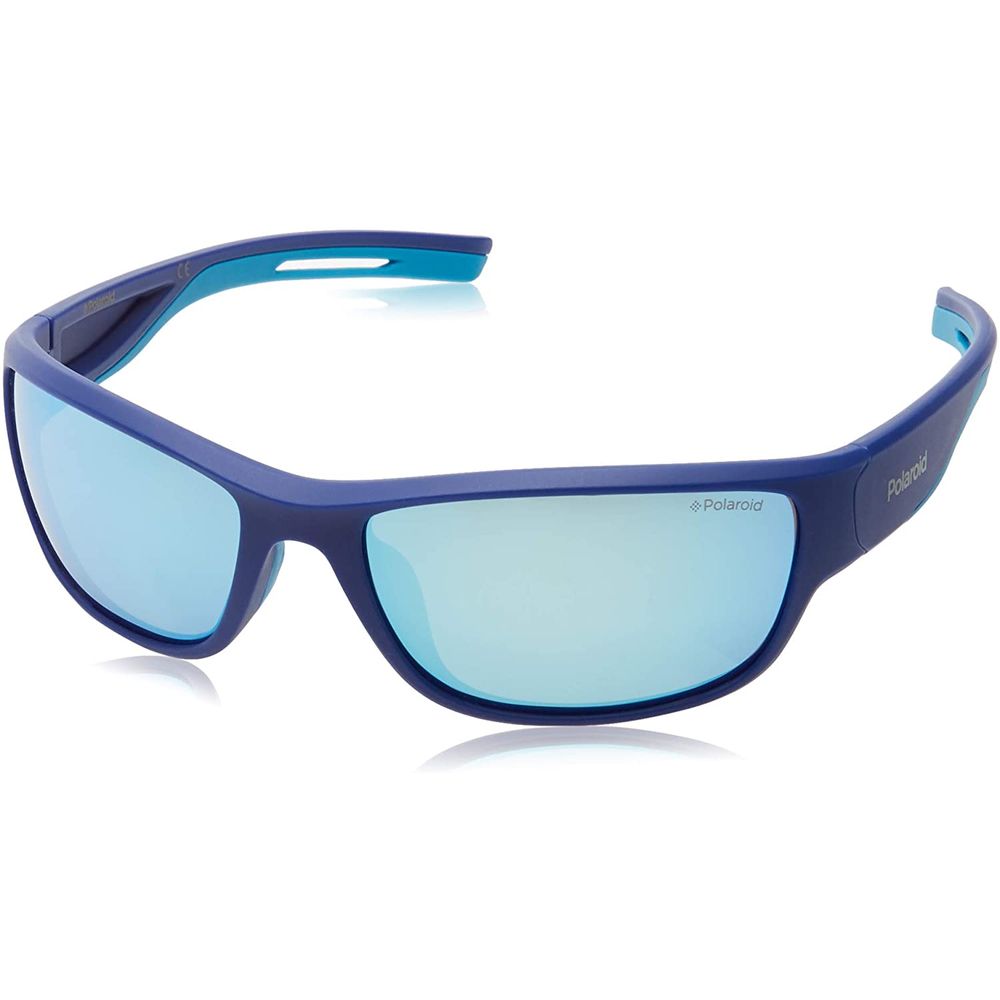 Polaroid Blue Acetate Sunglasses for Timeless Elegance