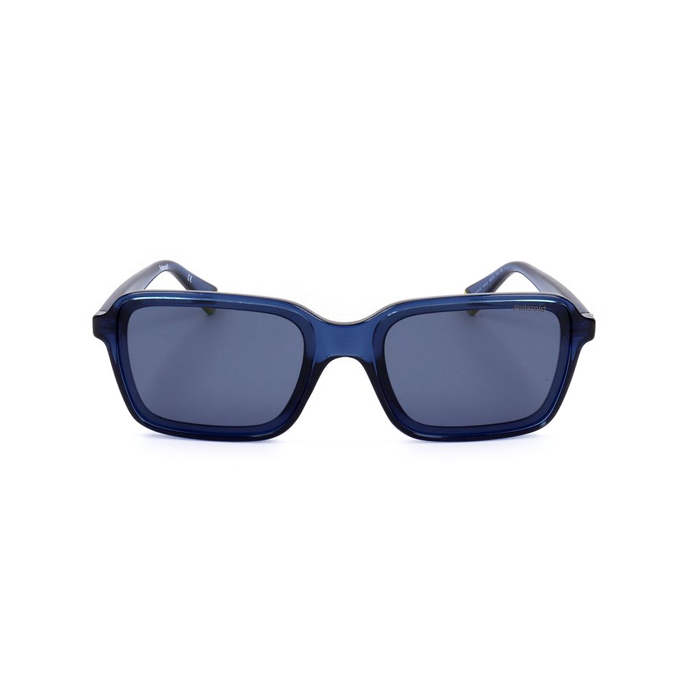 Polaroid Blue Metal Sunglasses for Timeless Elegance