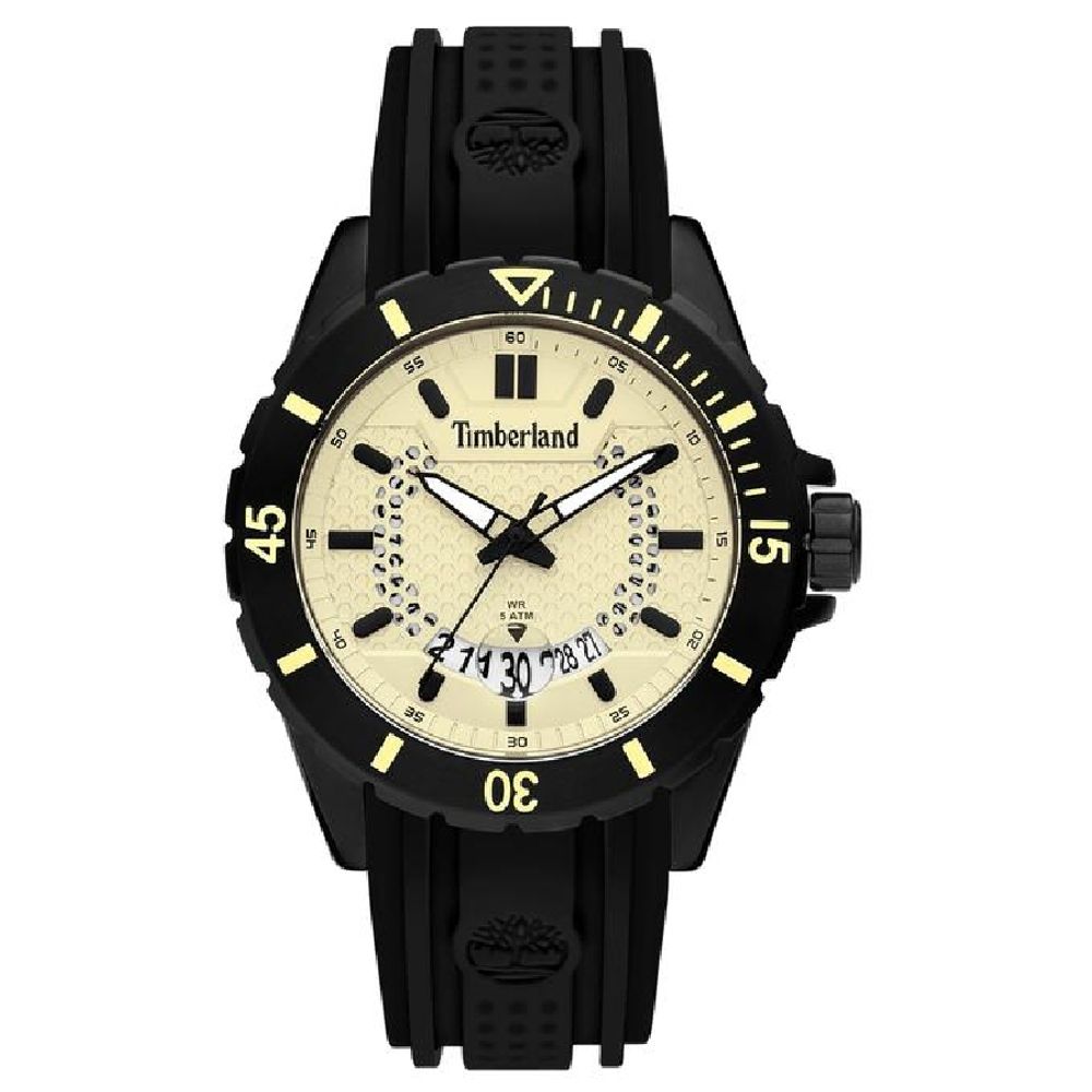 Timberland Black Silicone Watch: Sleek Design Meets Elegance