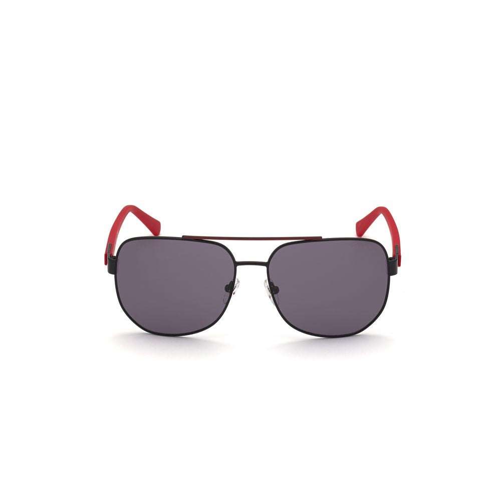 Guess Black Metal Sunglasses for Timeless Elegance