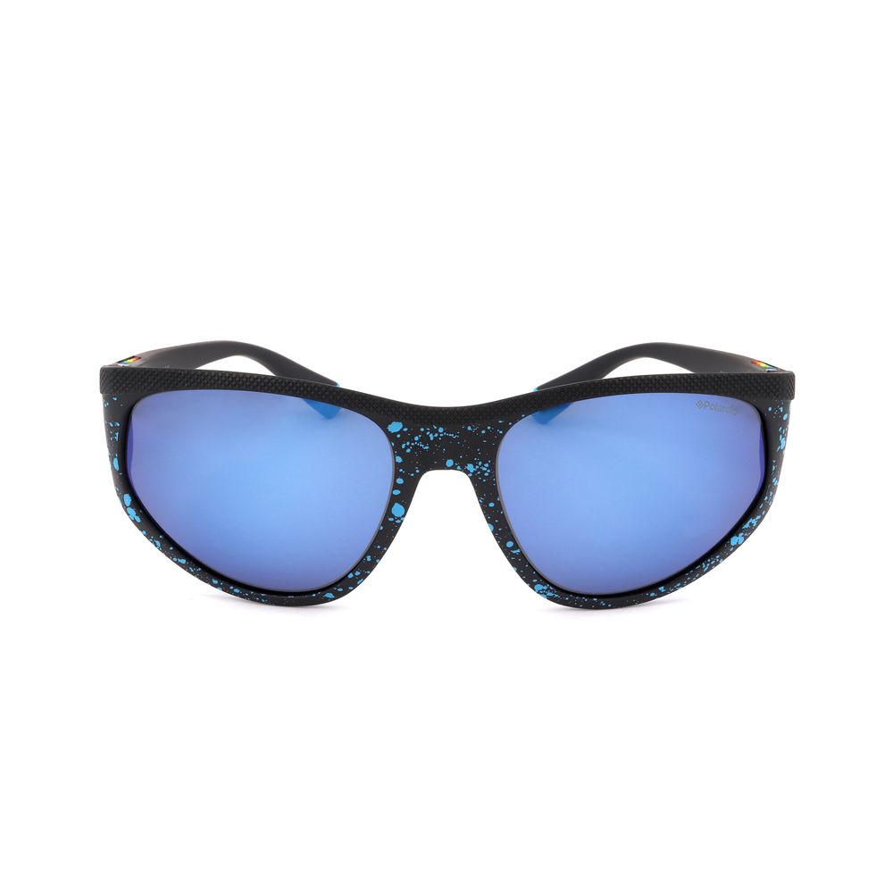 Polaroid Blue Rubber Sunglasses for Elevated Style