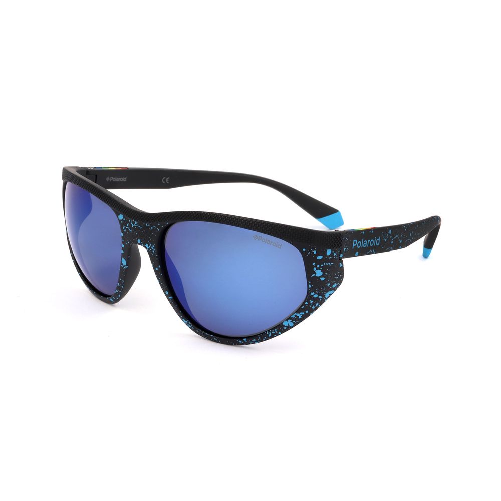 Polaroid Blue Rubber Sunglasses for Elevated Style