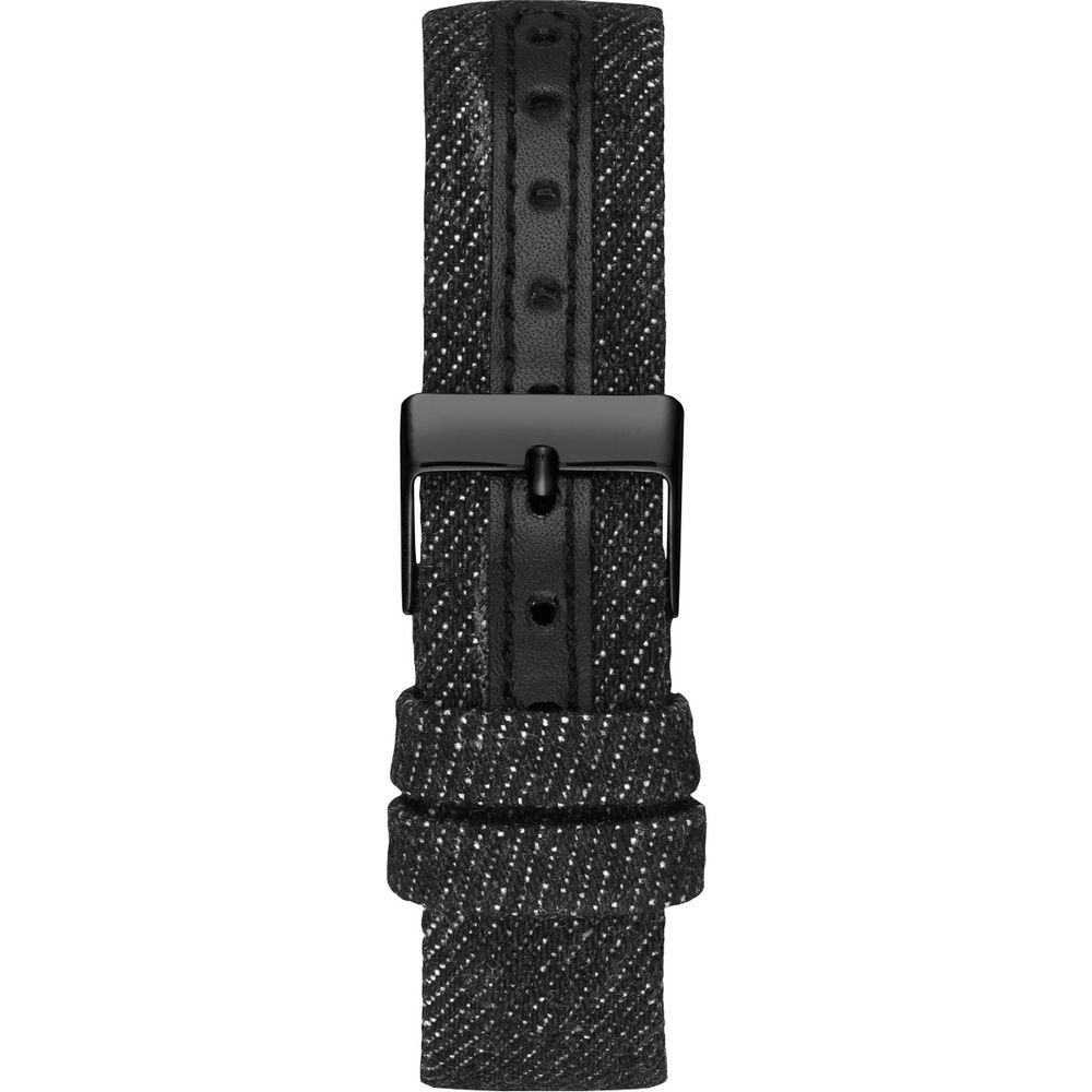 Guess Black Textile Watch - Sophisticated Timepiece for Elegance