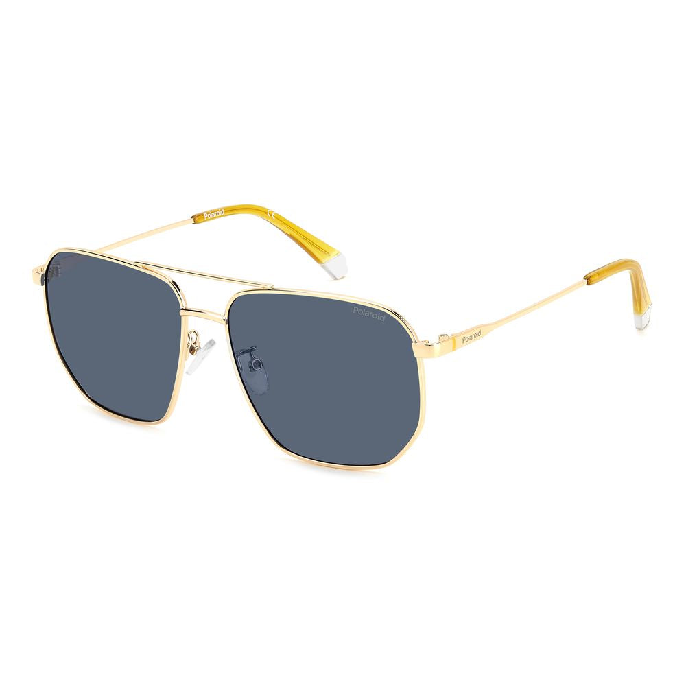 Polaroid Blue Metal Sunglasses - Elegance Redefined