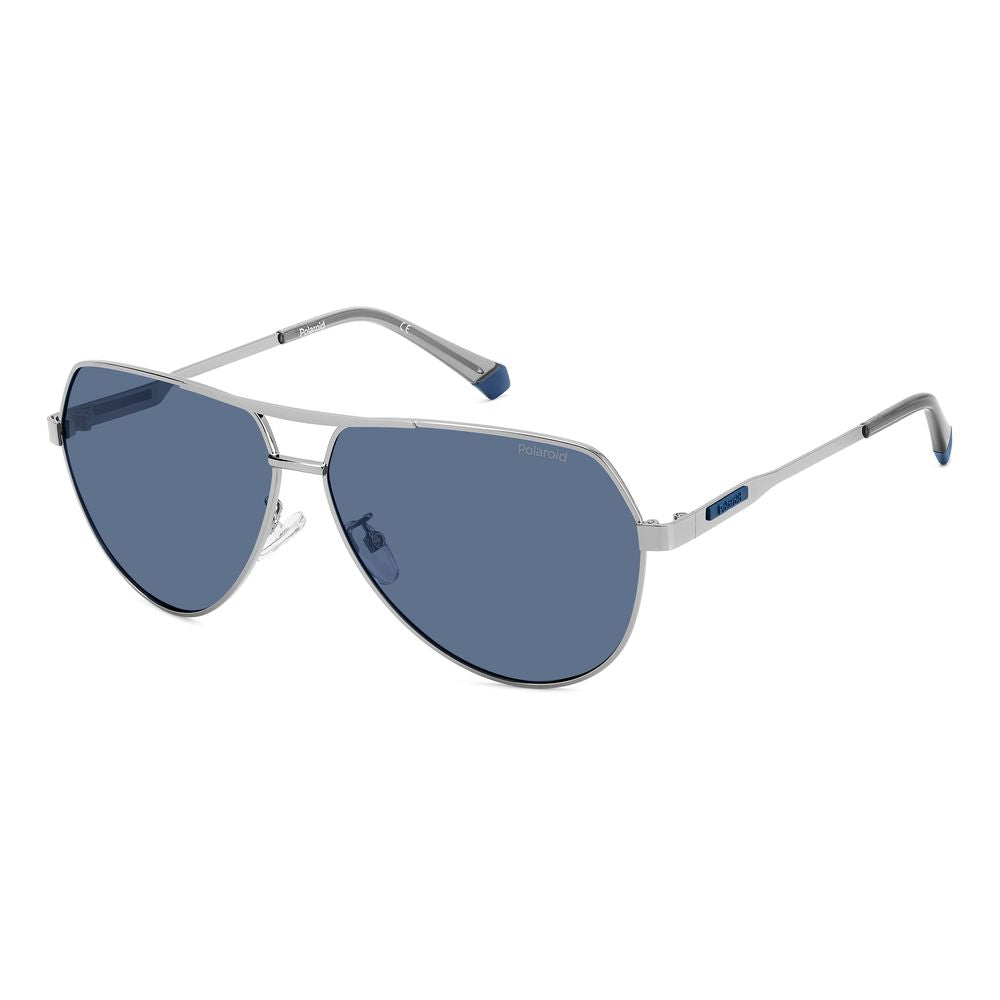 Polaroid Gray Metal Sunglasses - Effortless Luxury Accessory