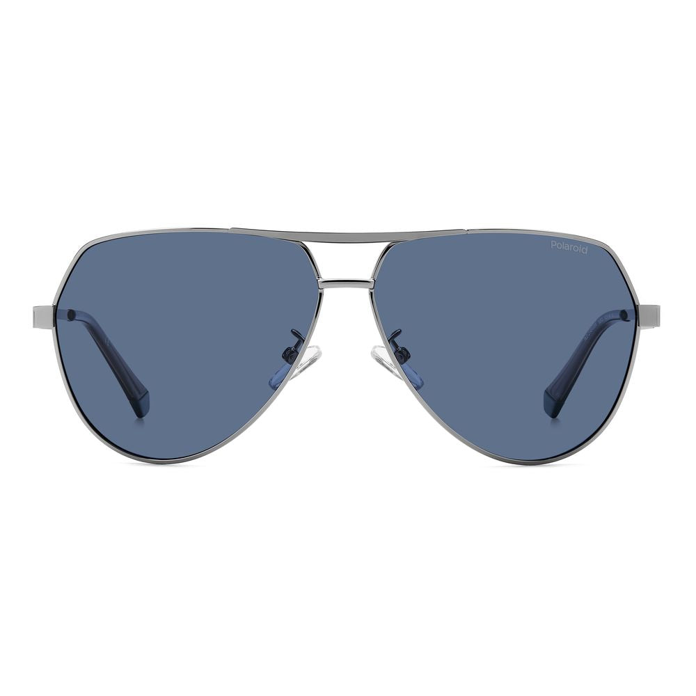 Polaroid Gray Metal Sunglasses - Effortless Luxury Accessory