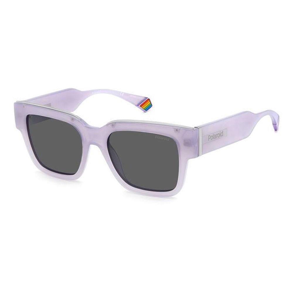 Polaroid Purple Resin Sunglasses for Effortless Elegance