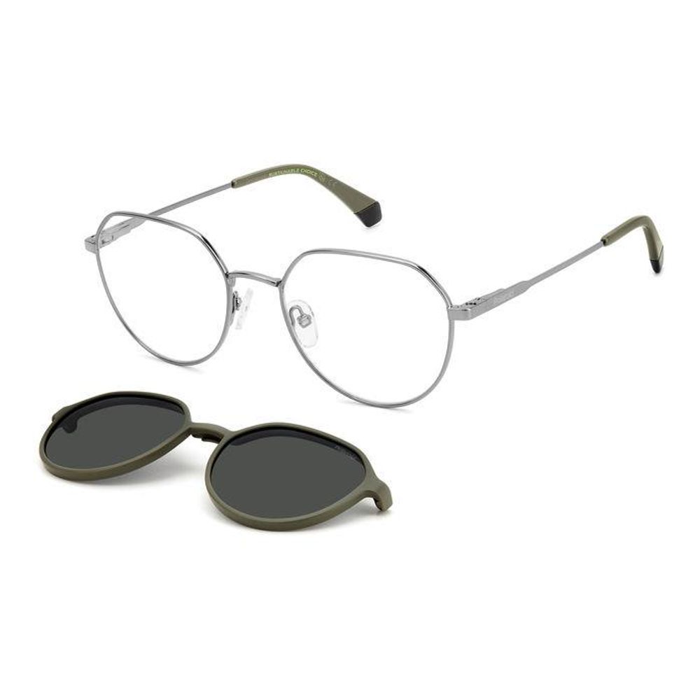 Polaroid Gray Metal Sunglasses for Effortless Elegance