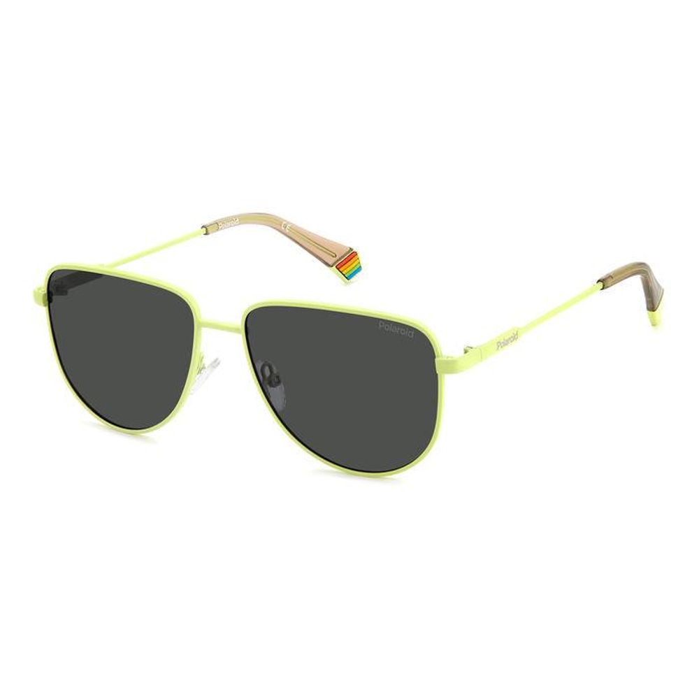 Polaroid Yellow Metal Sunglasses for Effortless Elegance
