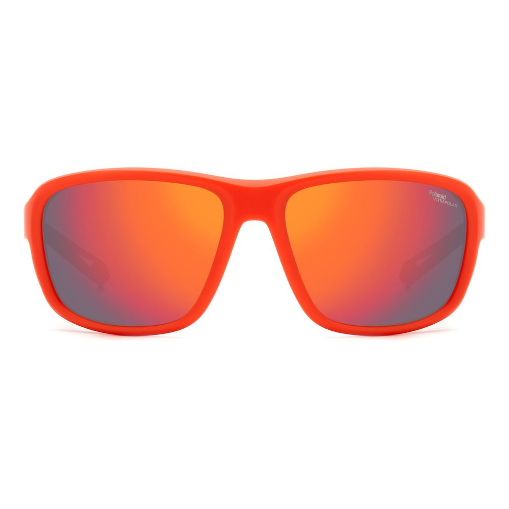 Polaroid Red Resin Sunglasses for Elevated Style