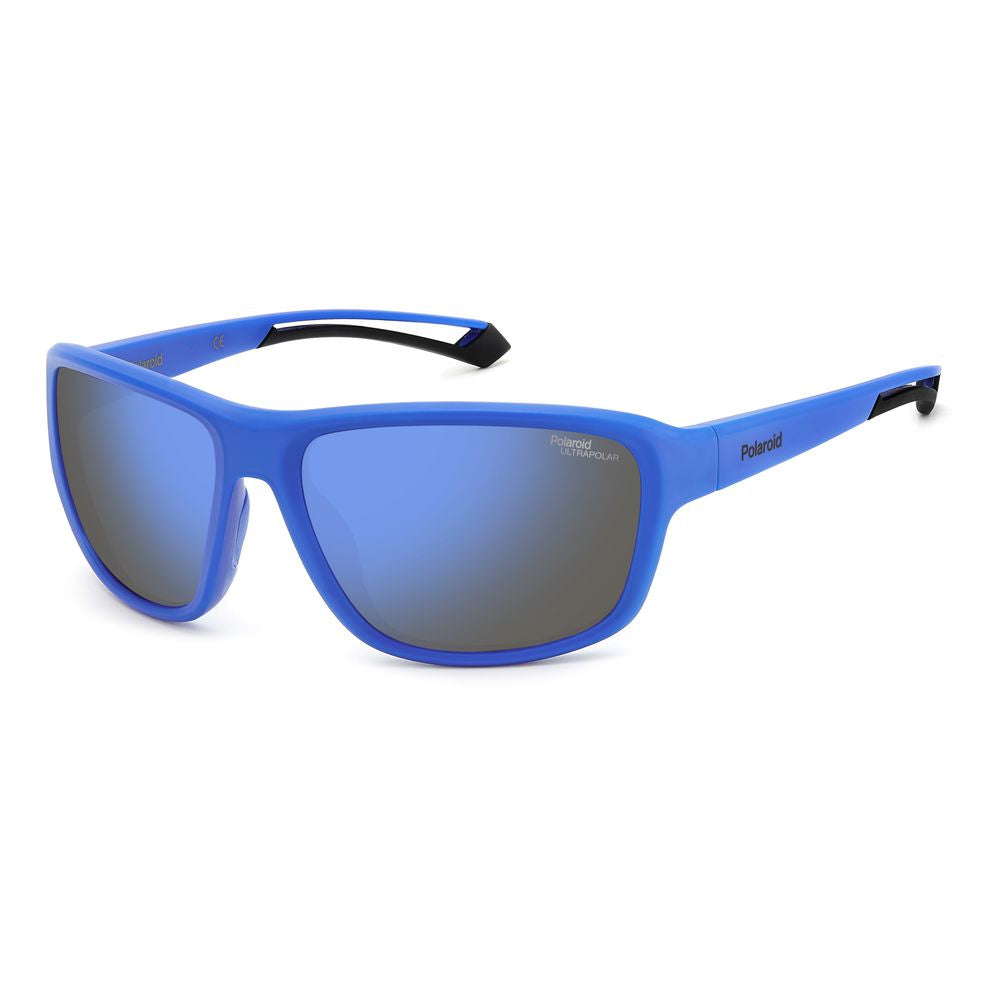 Polaroid Blue Resin Sunglasses for Timeless Elegance
