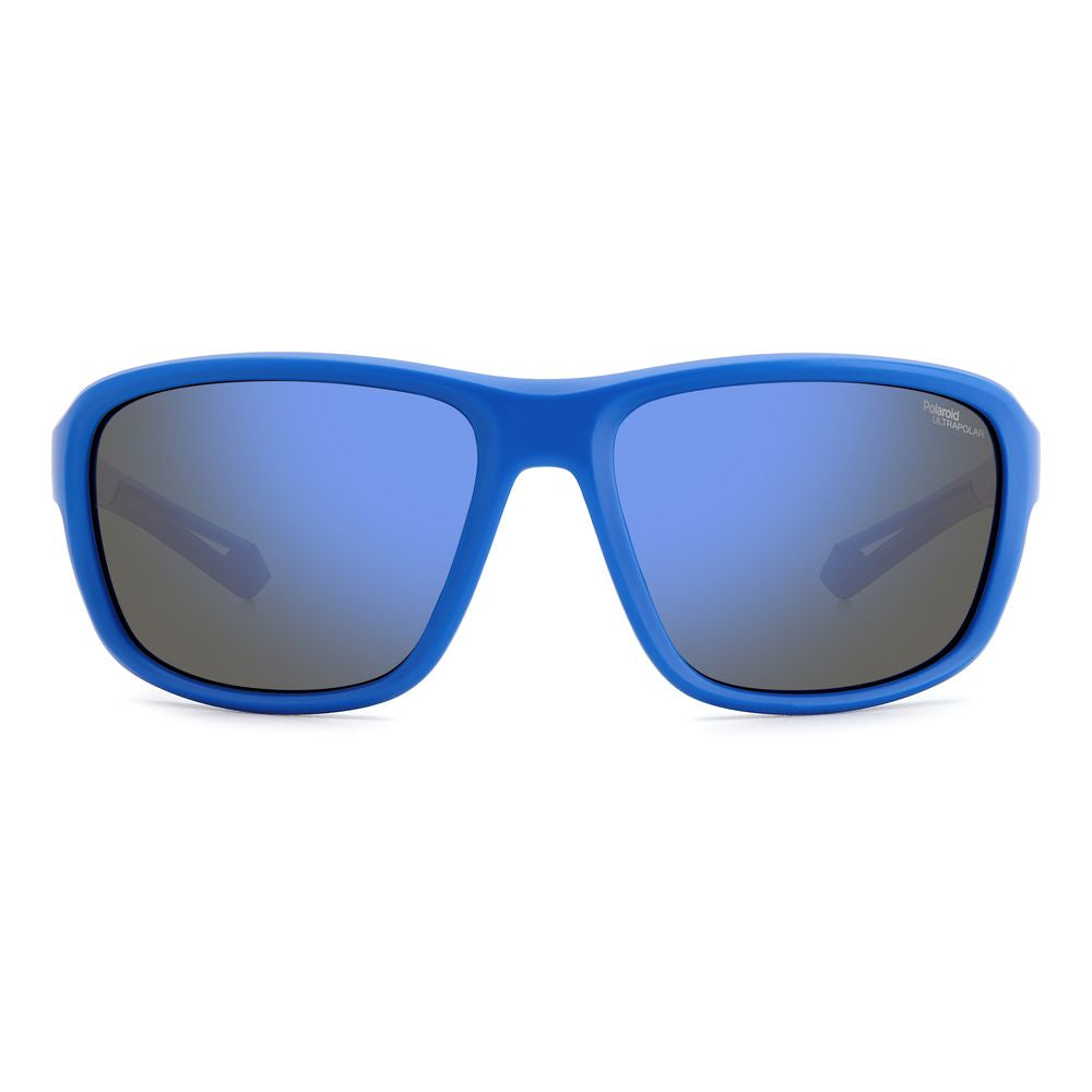 Polaroid Blue Resin Sunglasses for Timeless Elegance