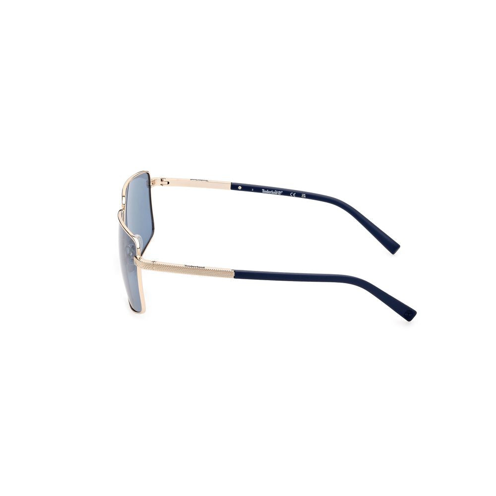 Timberland Gray Metal Sunglasses for Elevated Style