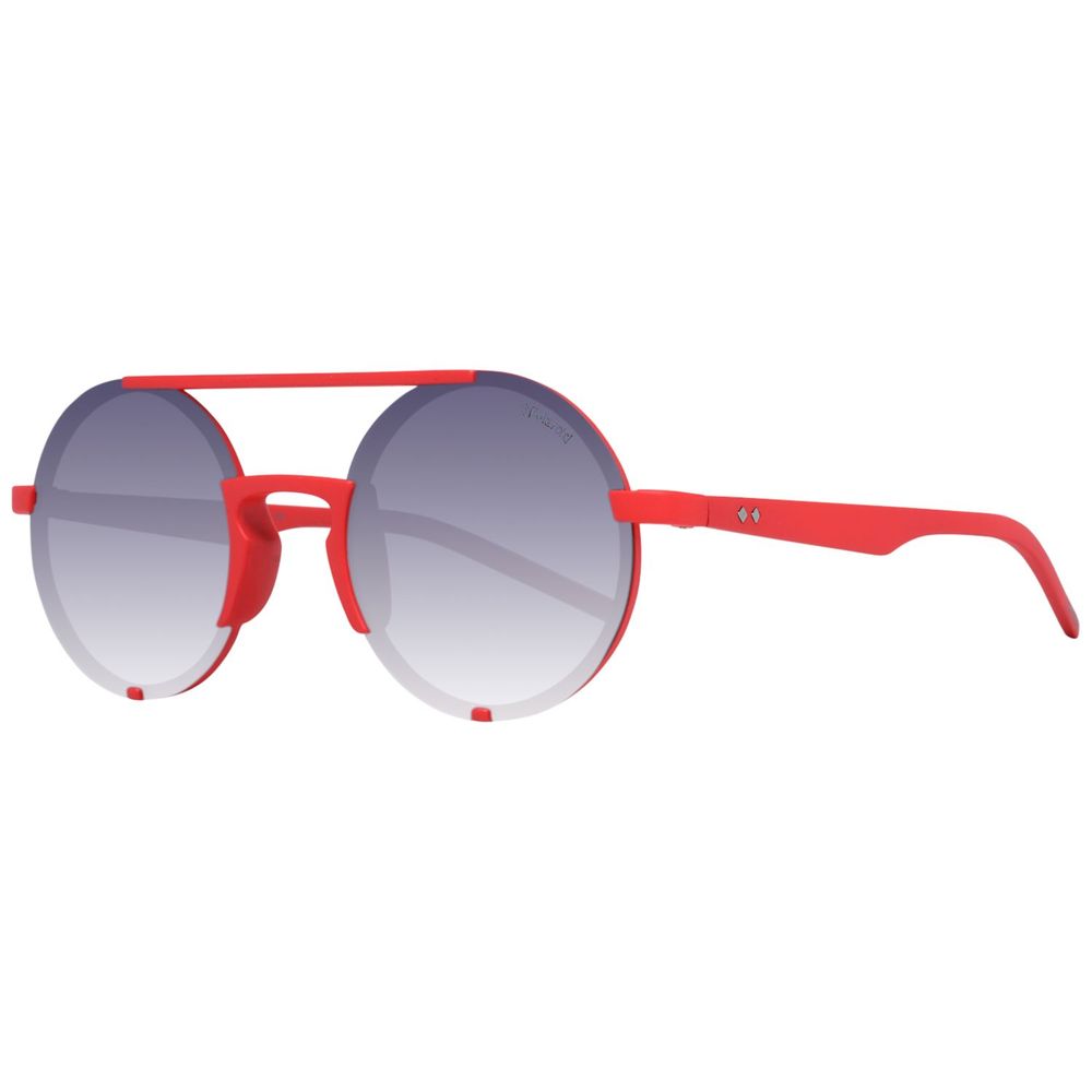Polaroid Red Acetate Sunglasses for Contemporary Elegance