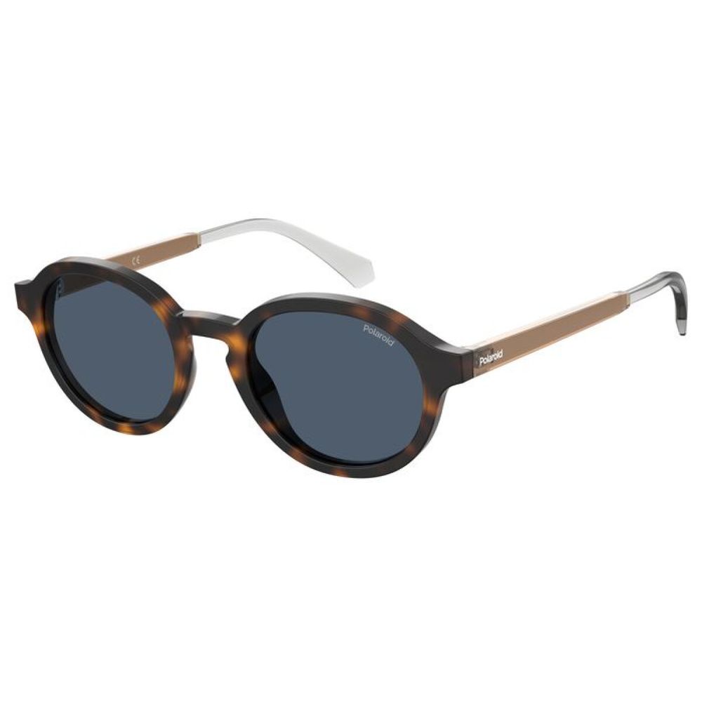 Polaroid Havana Bicolor Polycarbonate Sunglasses