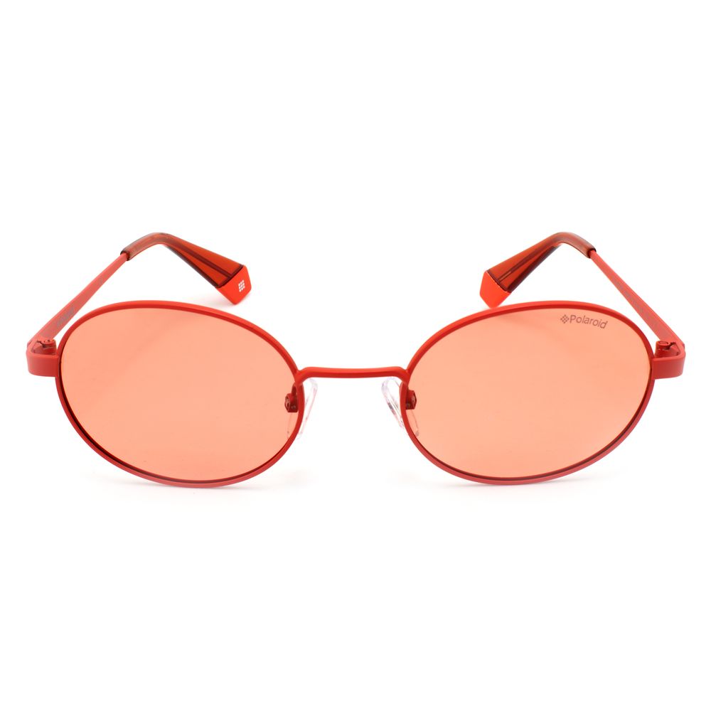 Polaroid Orange Metal Sunglasses for Effortless Elegance