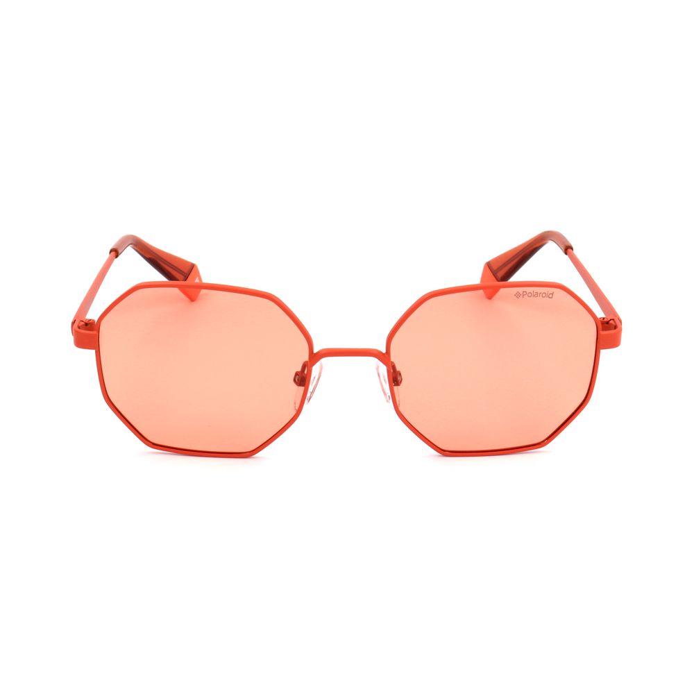 Polaroid Orange Metal Sunglasses for Effortless Elegance