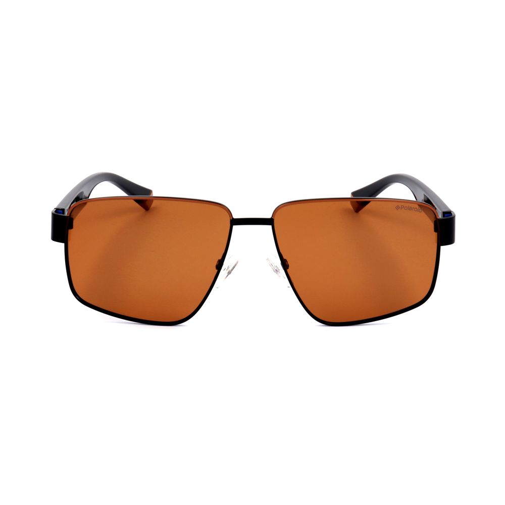 Polaroid Orange and Black Bicolor Polycarbonate Sunglasses